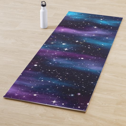 Starry Sky Galaxy Lila & Blue Yogamatte (Beispiel)