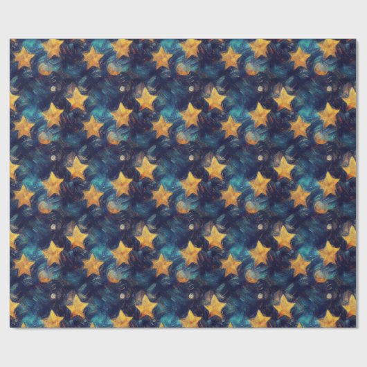 Starry Sky Geschenkpapier (Flach)