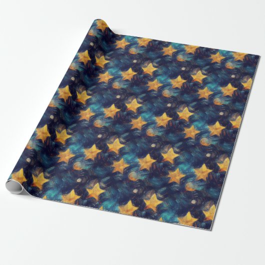 Starry Sky Geschenkpapier (Ungerollt)