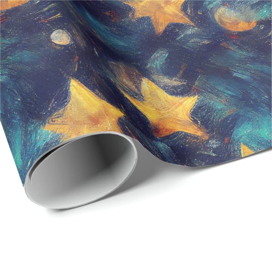 Starry Sky Geschenkpapier (Rolleneckpunkt)