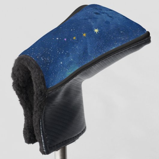 Starry Sky Illustration Golf Headcover (3/4 Vorderseite)