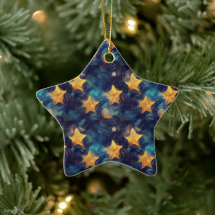 Starry Sky Keramik Ornament