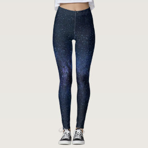 Starry Sky Mitternacht blauer aktiver Verschleiß  Leggings