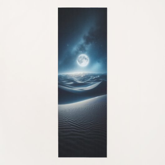 Starry Sky & Moonlit Dunes Yogamatte (Vorderseite)