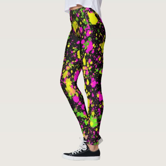 Starry Sky Multicolored Luxury Astronomie Space Leggings (Links)