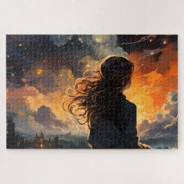 Starry Sky on Fire Puzzle