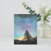 Starry Sky Postkarte (Stehend Vorderseite)