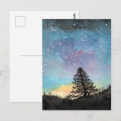 Starry Sky Postkarte (Vorne/Hinten)