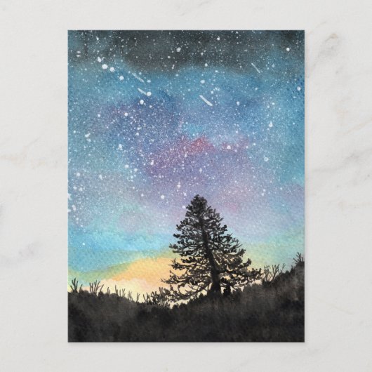 Starry Sky Postkarte (Vorderseite)