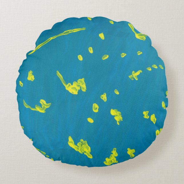 Starry Sky Round Pillow Rundes Kissen (Vorderseite)