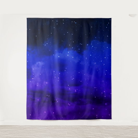 Starry Sky, Sterne Planeten Wandteppich (Vorderseite)