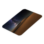 Starry Sky über der Sand Dunes Gobi Wüste Magnet (Linke Seite)
