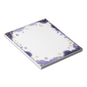 Starry Sky und Crescent Moon Notizblock (angewinkelt)