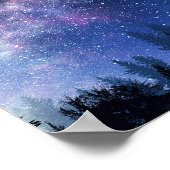 Starry Sky und Moon Poster (Ecke)