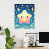 Starry Smile Poster (Heimbüro)