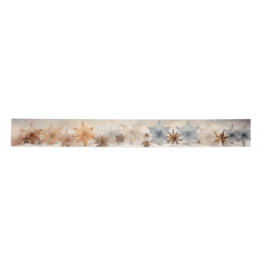 Starry Snowflake Satinband (Vorderseite)