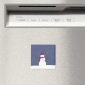 Starry Snowman Magnet (In Situ (Geschirrspüler))