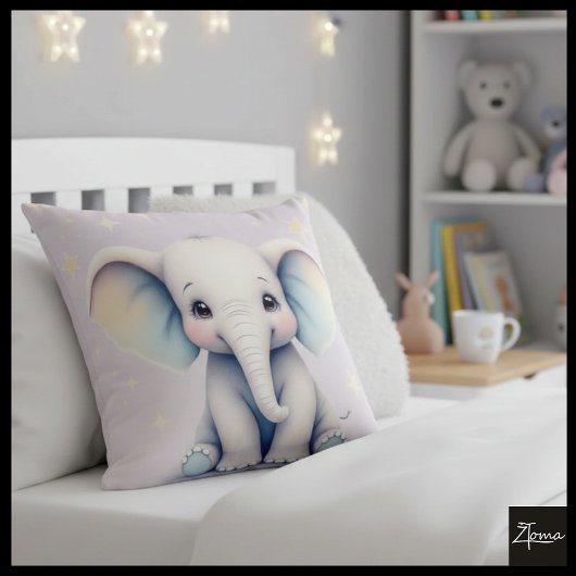 Starry Snuggle Elephant Kissen