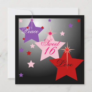 Starry Soul's Gift For Sweet Sixteen-Cust. Einladung