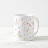 Starry Sparkle Niedlich Puppy Wishings Kaffeetasse (VorderseiteRechts)