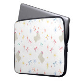 Starry Sparkle Niedlich Puppy Wishings Laptopschutzhülle (Vorderseite Links)