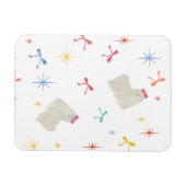 Starry Sparkle Niedlich Puppy Wishings Magnet (Horizontal)