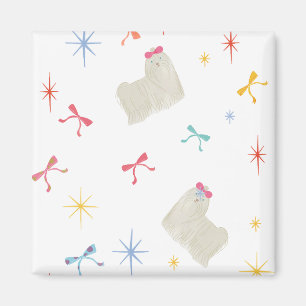 Starry Sparkle Niedlich Puppy Wishings Magnet