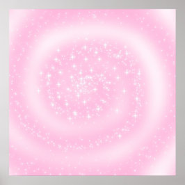 Starry Spiral Poster