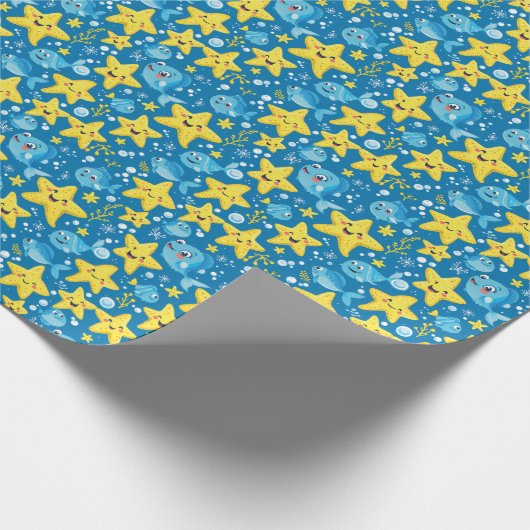 Starry Splash Geschenkpapier (Ecke)