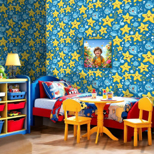 Starry Splash Tapete