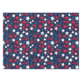 Starry Splendor: Rot, Weiß und Blau Tischdecke (Vorderseite (Horizontal))