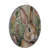 Starry Spring Bunny Dart Board Dartscheibe (Vorderseite Links)