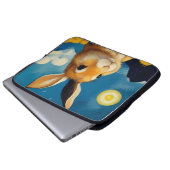 Starry Spring Bunny Electronics Bag Laptopschutzhülle (Vorne Knopf)