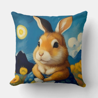 Starry Spring Bunny Kissen