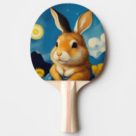 Starry Spring Bunny Ping Pong Paddle Tischtennis Schläger