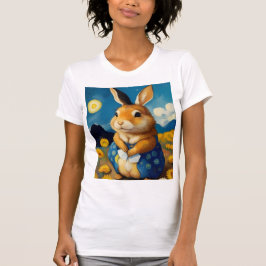 Starry Spring Bunny T - Shirt