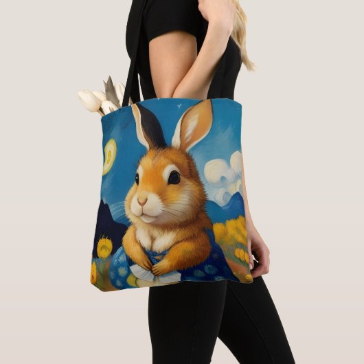 Starry Spring Bunny Tote Bag Tasche (Von Nahem)
