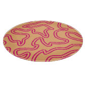 Starry Squiggly Lines Schneidebrett (Ecke)