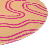 Starry Squiggly Lines Schneidebrett (Ecke)