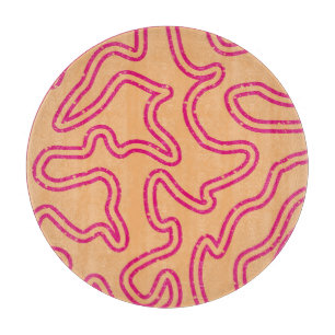 Starry Squiggly Lines Schneidebrett