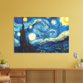 Starry Starry Night by Vincent Van Gogh Leinwand A (Insitu (Wohnzimmer))