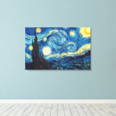Starry Starry Night by Vincent Van Gogh Leinwand A (Insitu (Holzboden))