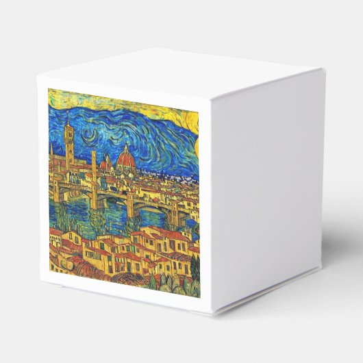 Starry Starry Night Florence Italien Geschenkschachtel (Rückseite)
