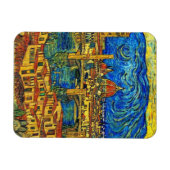 Starry Starry Night Florence Italien Magnet (Horizontal)