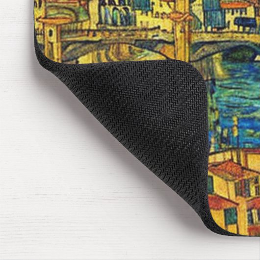 Starry Starry Night Florence Italien Mousepad (Ecke)