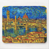 Starry Starry Night Florence Italien Mousepad (Vorne)