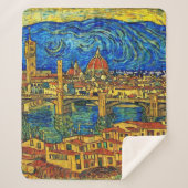 Starry Starry Night Florence Italien Sherpadecke (Vorderseite)