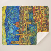 Starry Starry Night Florence Italien Sherpadecke (Vorderseite (Horizontal))