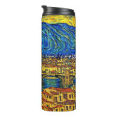 Starry Starry Night Florence Italien Thermosbecher (Nach rechts gedreht)