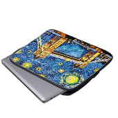 Starry Starry Night London England Laptopschutzhülle (Vorne Knopf)